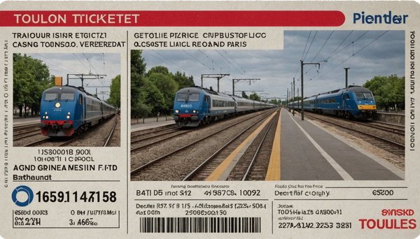 Trouvez votre billet de train toulon-paris au meilleur prix